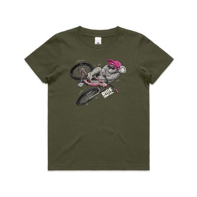 Kiri the Koala Pink Helmet T-shirt - 10 colours to choose from