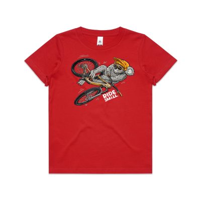 Alternative view of Kiri the Koala Orange Helmet T-shirt - 10 colours to choose from